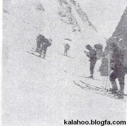 اولین صعود زمستانی علم کوه 1337 - اول تنگ گلو